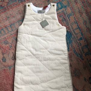 Louelle baby / toddler quilted linen sleeping bag